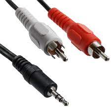 CABLE AUDIO  3.5MM(M) TO RCA 150CM